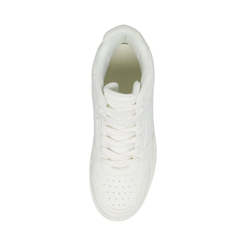 White Steve Madden Scott Women's Sneakers | PH 6415BXI